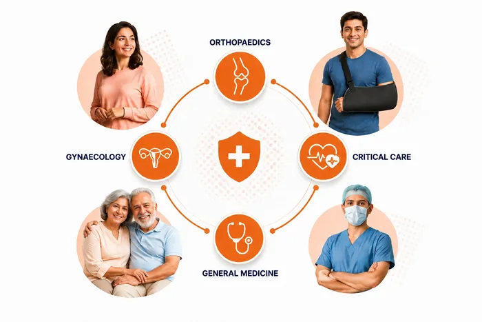 Clinical Specialty Segments - Orthopaedics, Gynaecology, Critical Care